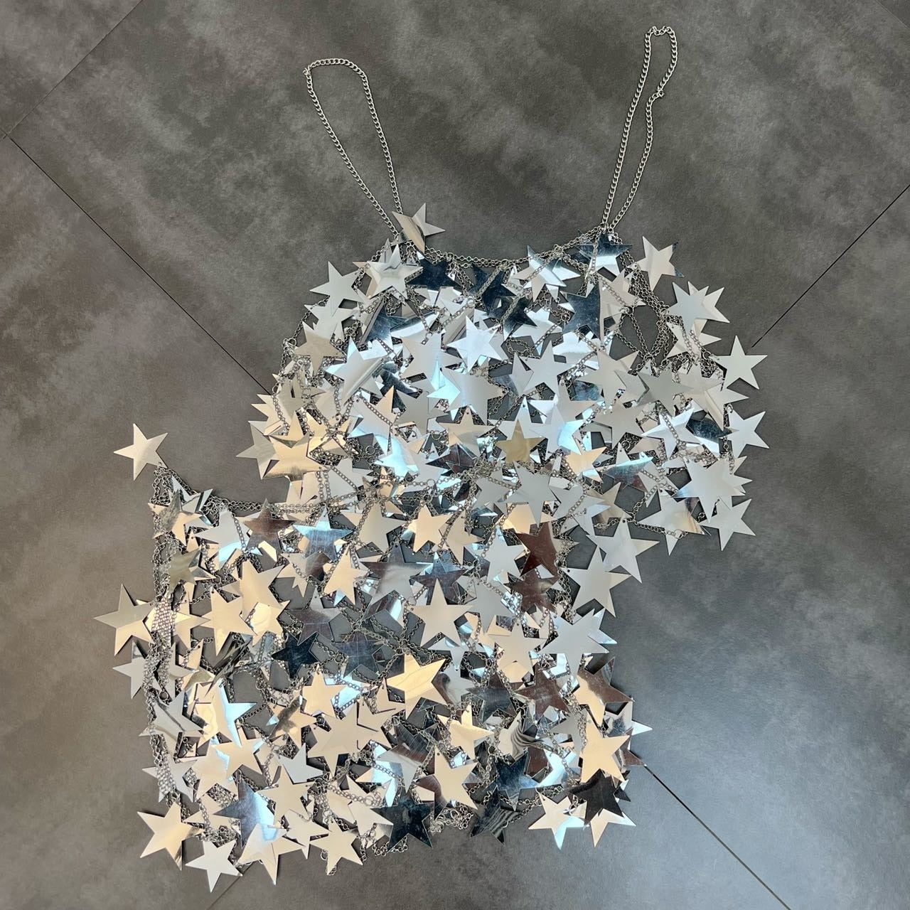 Variant image for Kvinnors Stjärnformad Smycke Monokrom Metall-2