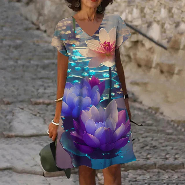 Variant image for Kvinnors Enkel Klänning Högkvalitativt Material-75