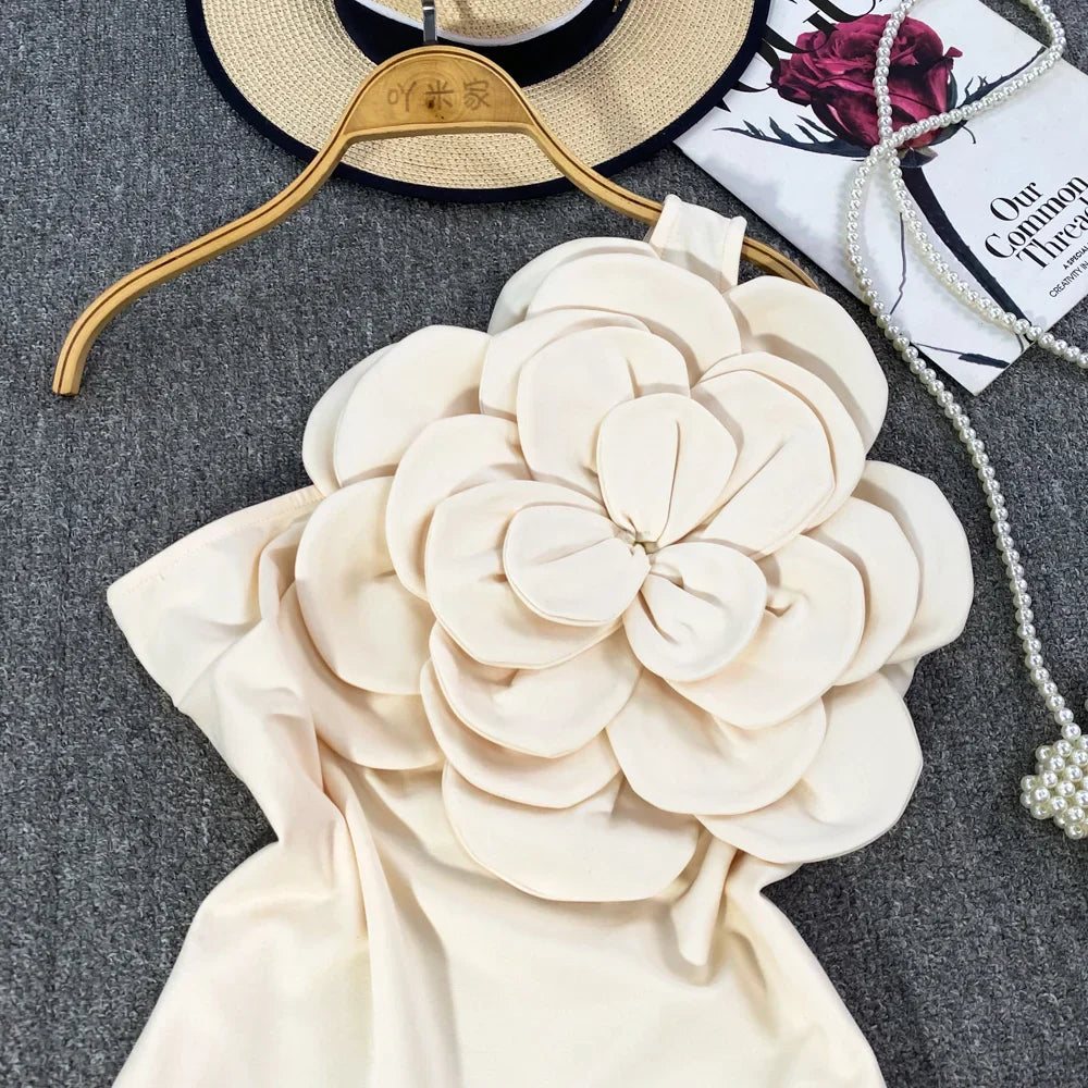 Blommönstrad Festtopp Dam i Bomull och Polyester – Patchwork Detaljer för Vardag och Fest 5