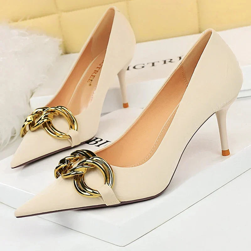 Variant image for Dam Stilettskor Hög Klack PU-material-41