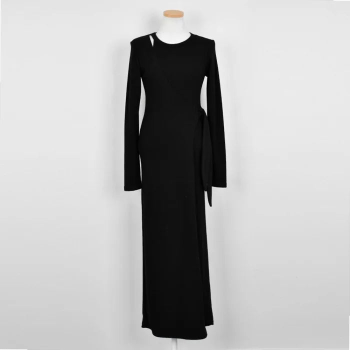 Variant image for Dam Maxiklänning Bandage O-Neck Bomull och Acetat-2