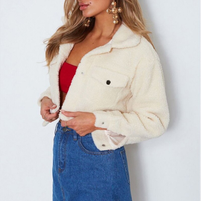 Dam Vinterhorts Minimalistisk Polyester-3