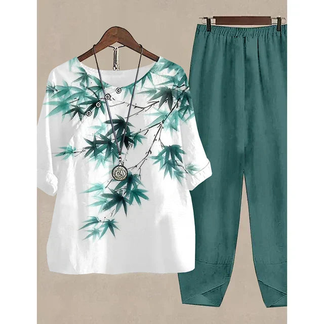 Variant image for Kvinnors Kort Klänning Enkel Bomull för Sommar-58