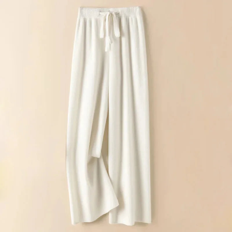 Snygga Byxor Dam Avslappnad Design Polyester Nylon-1