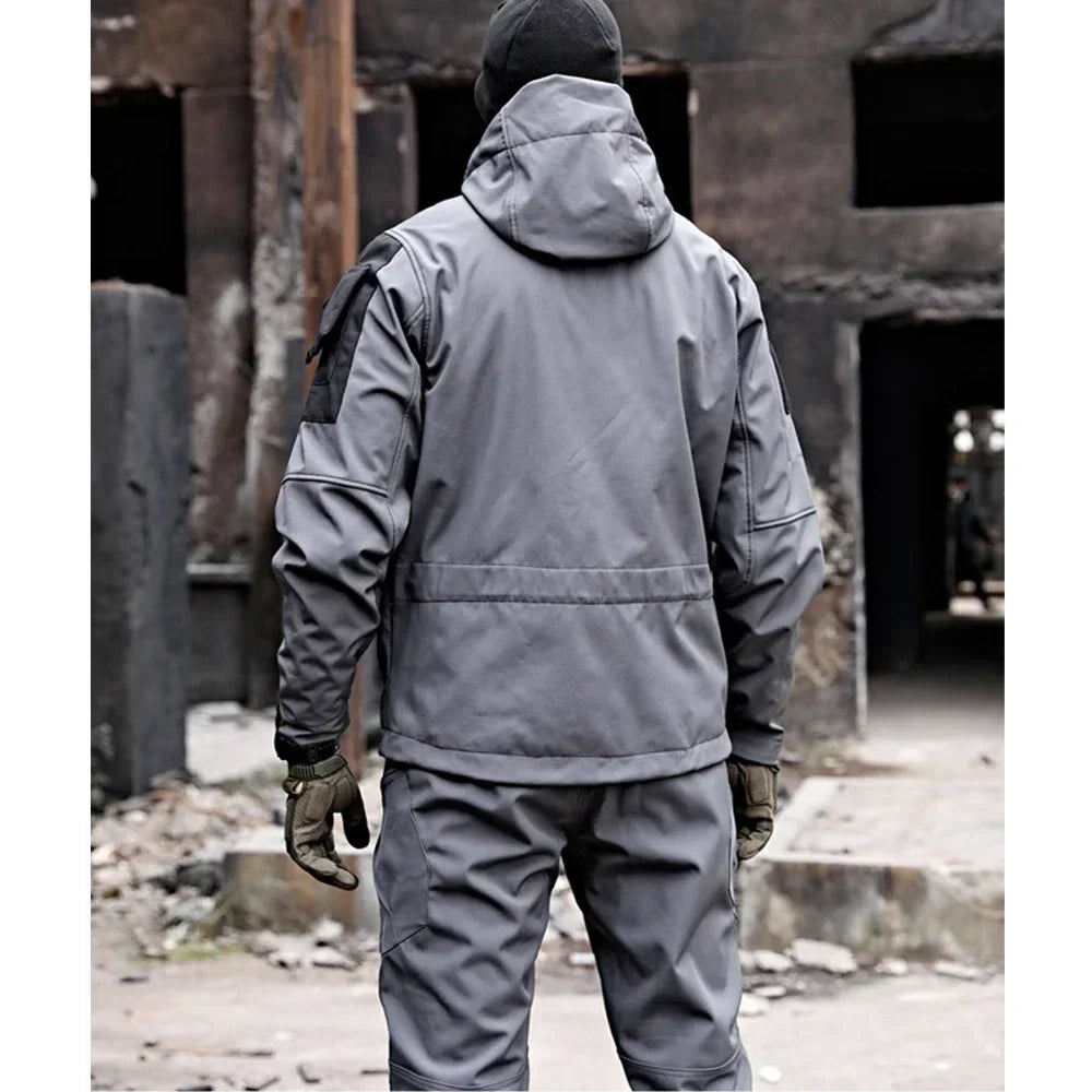 Herr Vattentät Termisk Kostym med Flera Fickor Polyester 5