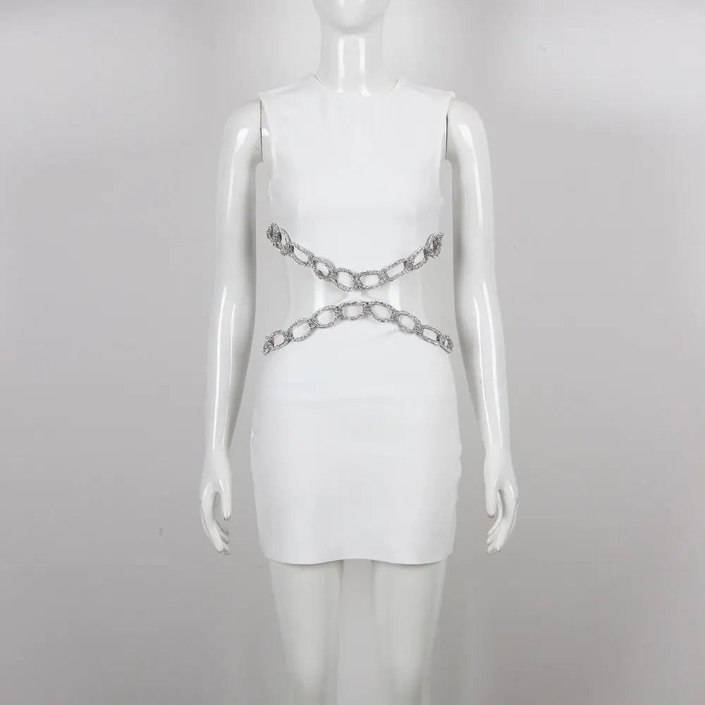 Variant image for Kvinnors Miniklänning Med Dragkedja Bomull Polyester-2