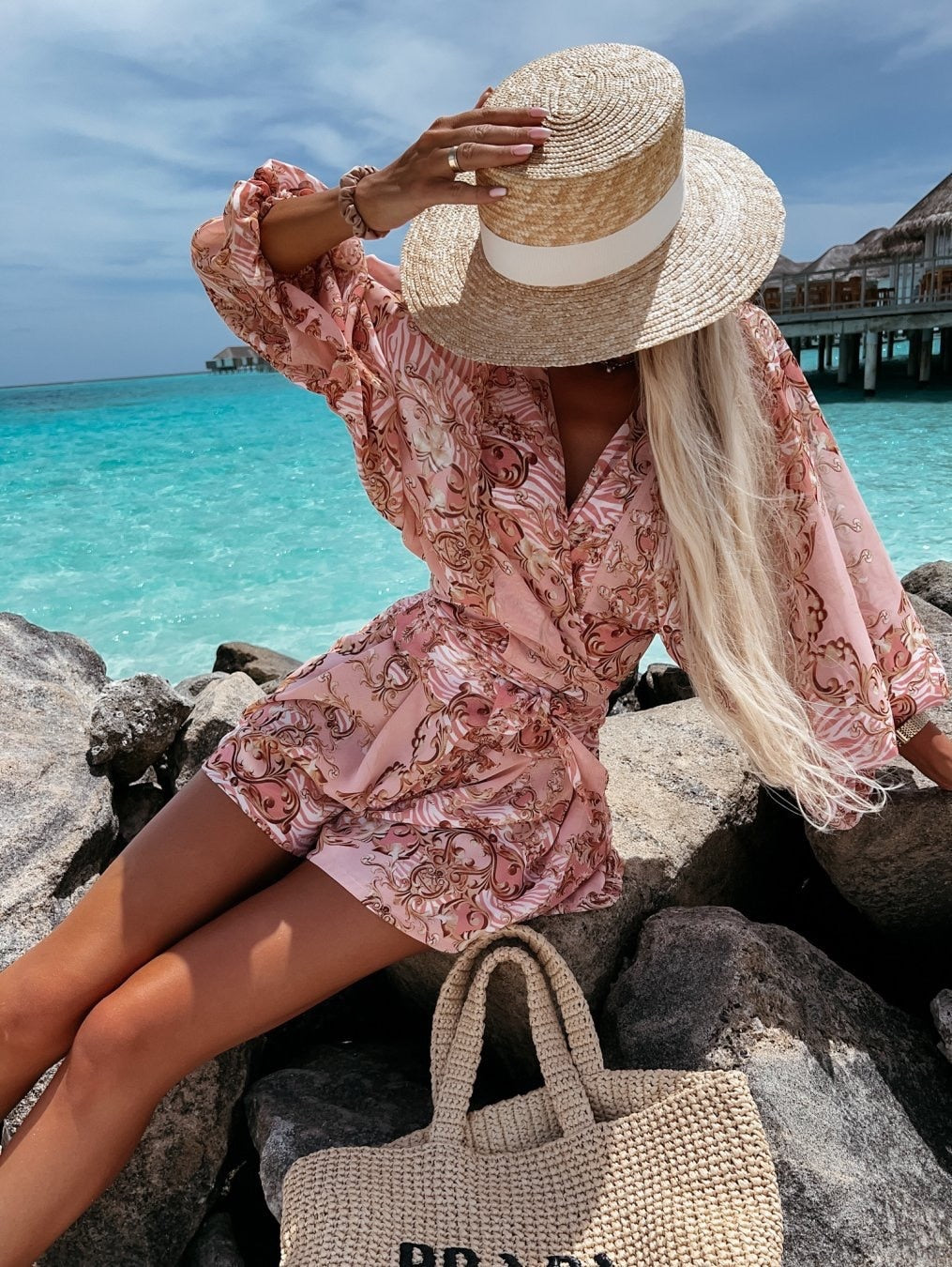 Variant image for Baddräkt Dam Elegant Lätt Material Sommarmode-6