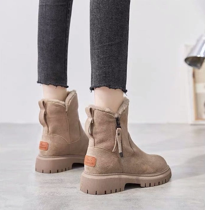 Dam Ankelstövlar Modern Design Fleecefoder Syntet-3