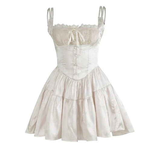 Dam Miniklänning Blommig Slim Fit Polyester-1