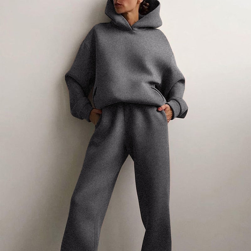 Variant image for Dam Jogging Set Avslappnad Polyester och Bomull-13