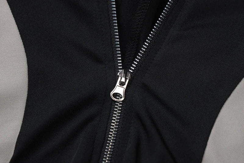 Dam Jumpsuit Ankellång med Dragkedja Polyester Spandex-6