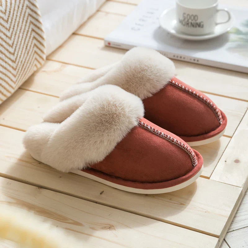 Variant image for Dam Tofflor Fodrat Material Mysiga Slip-On Design-11