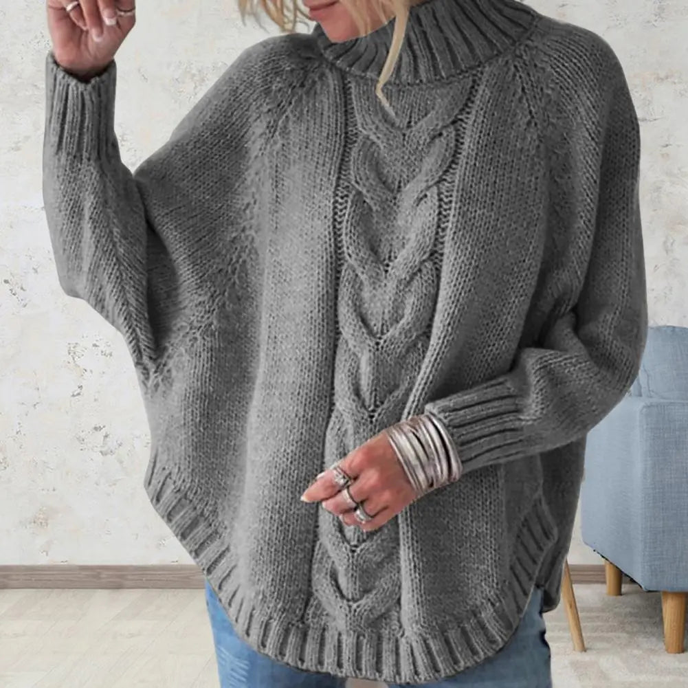 Stickad Dam Tröja Elegant Mjuk Akryl 9