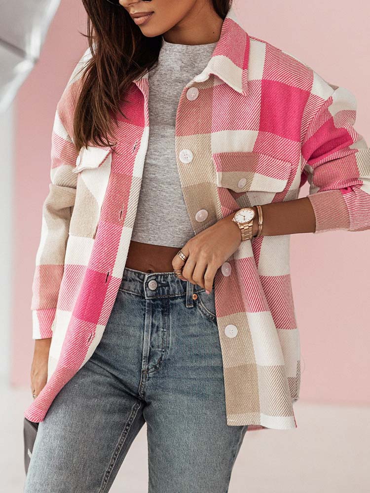 Dam Överdimensionerad Blus i Bomull 11