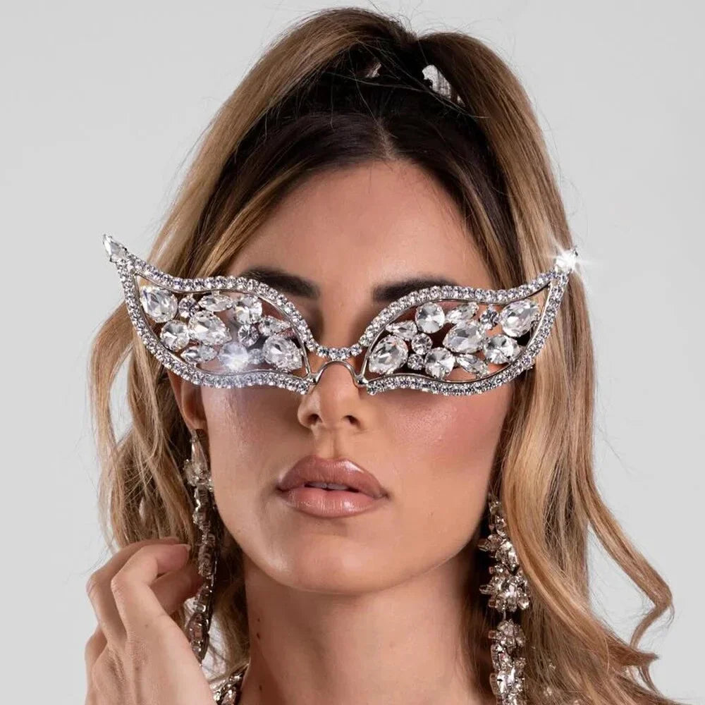 Unisex Huvudtillbehör Geometrisk Design Metall med Strass-4