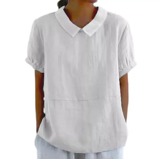 Dam Blus Multifunktionell Luftig Design Polyester-1