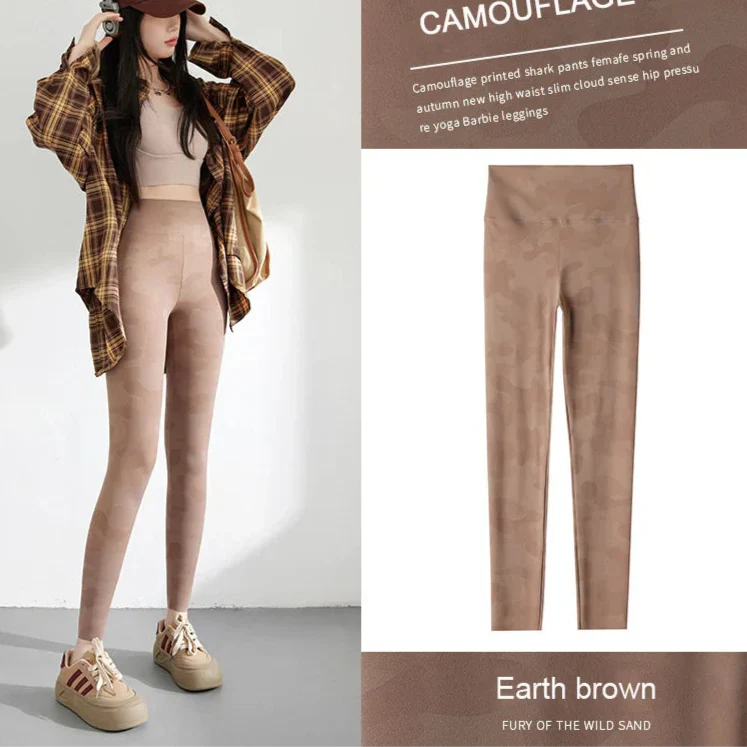 Variant image for Dam Leggings Hög Midja Monokrom Spandex Nylon-7