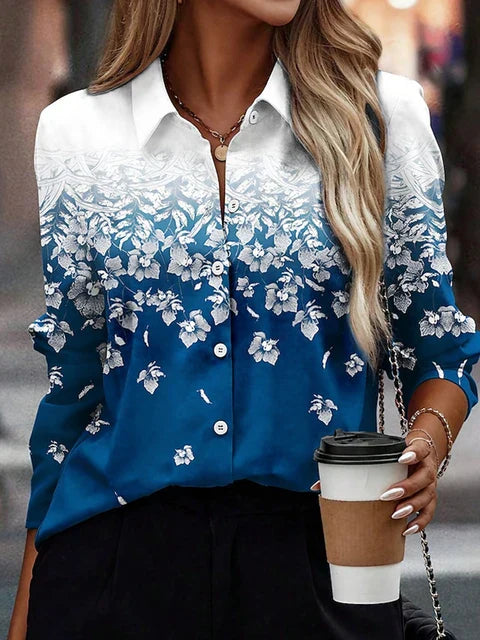 Kvinnors Tunika Elegant Design Linne-2