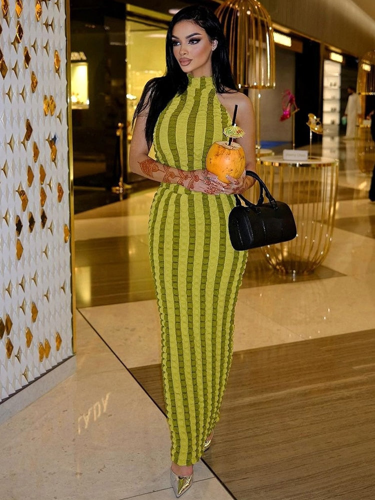 Variant image for Kvinnors Klänning Hög Krage Lång Ärmar Hållbart Material-2