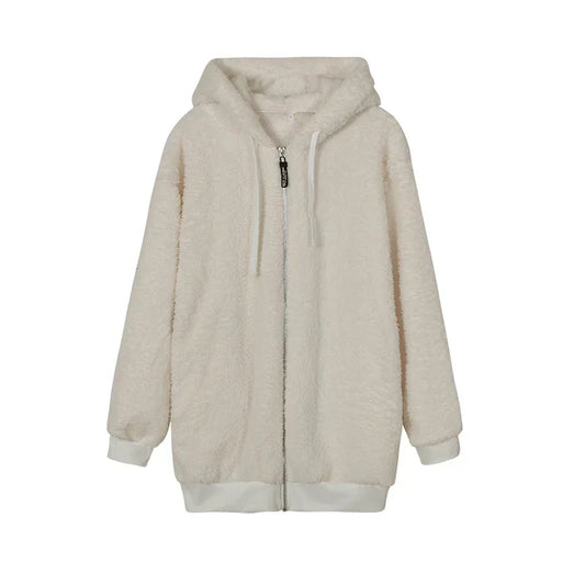 Dam Lång Vinterjacka Modern Design Isolerande Material-1