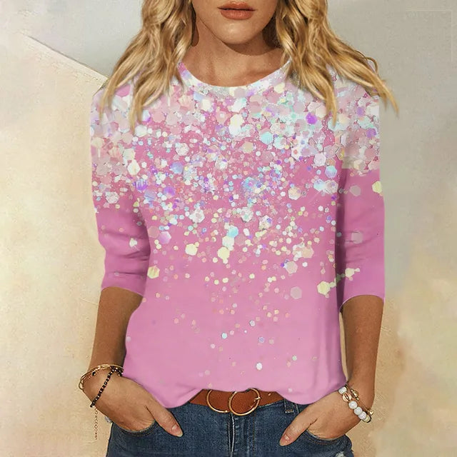 Elegant Damblus i Lätt Polyester med Normal Passform för Vardags- och Festbruk – Finns i Storlek S, M, L, XL 11