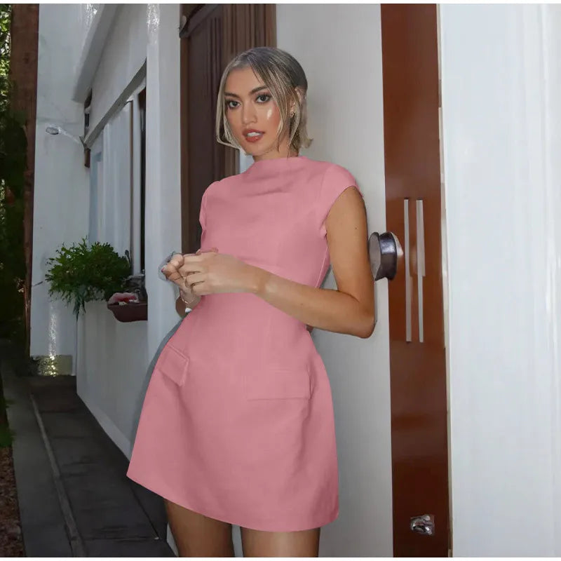 Variant image for Dam Klänning Mini Figurformad Polyester för Fina Dam Klänningar-50