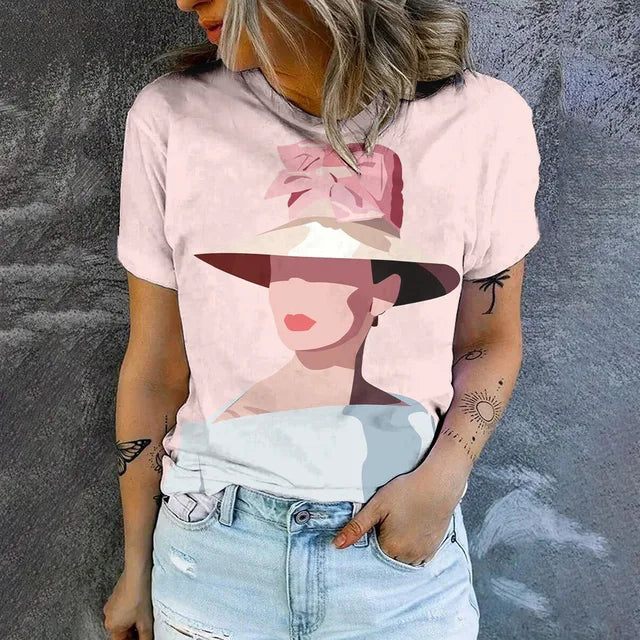 Dam Skjorta Modern Avslappnad 100% Bomull Elegant Design-1