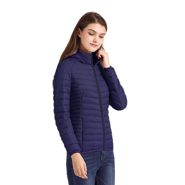 Variant image for Dam Vinterjacka Lång Avtagbar Huva Polyester-17