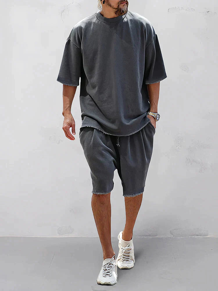 Variant image for Damer Överdimensionerat Set Urban Stil Mjukt Andningsbart Tyg-6
