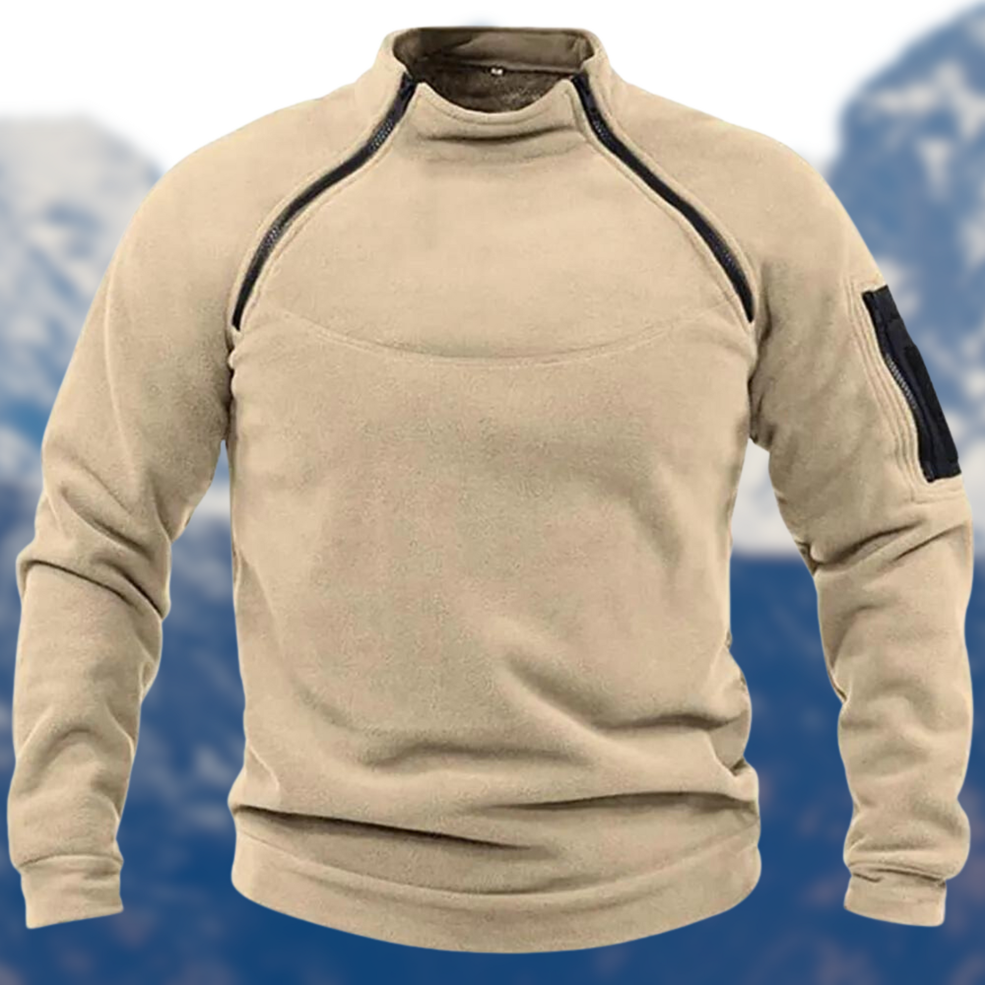 Variant image for Herr Taktisk Fleecetröja Militärdesign Mjuk Fleece-15