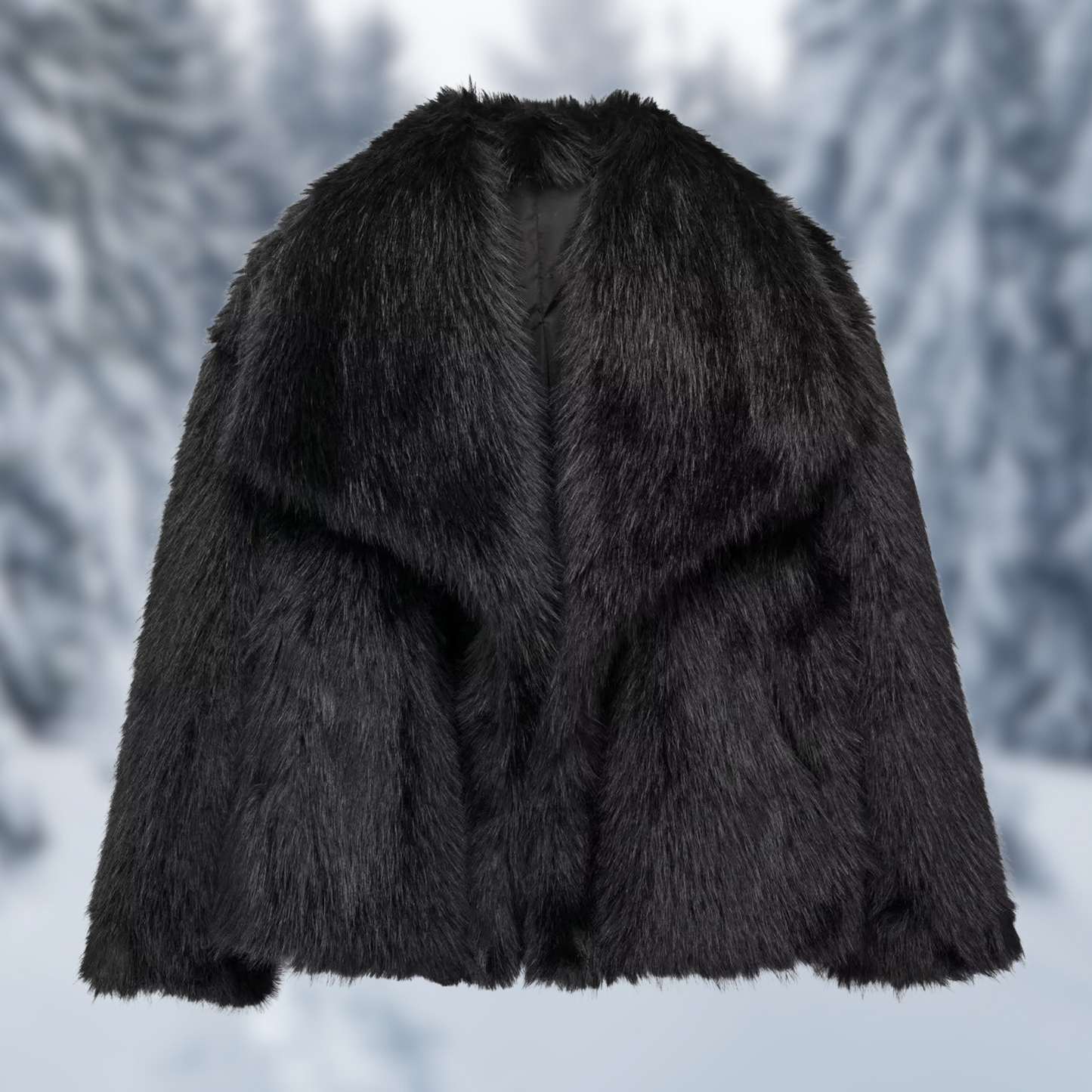 Variant image for Svart Kappa Dam Vävd med Paljetter Vattenavvisande Tyg-9
