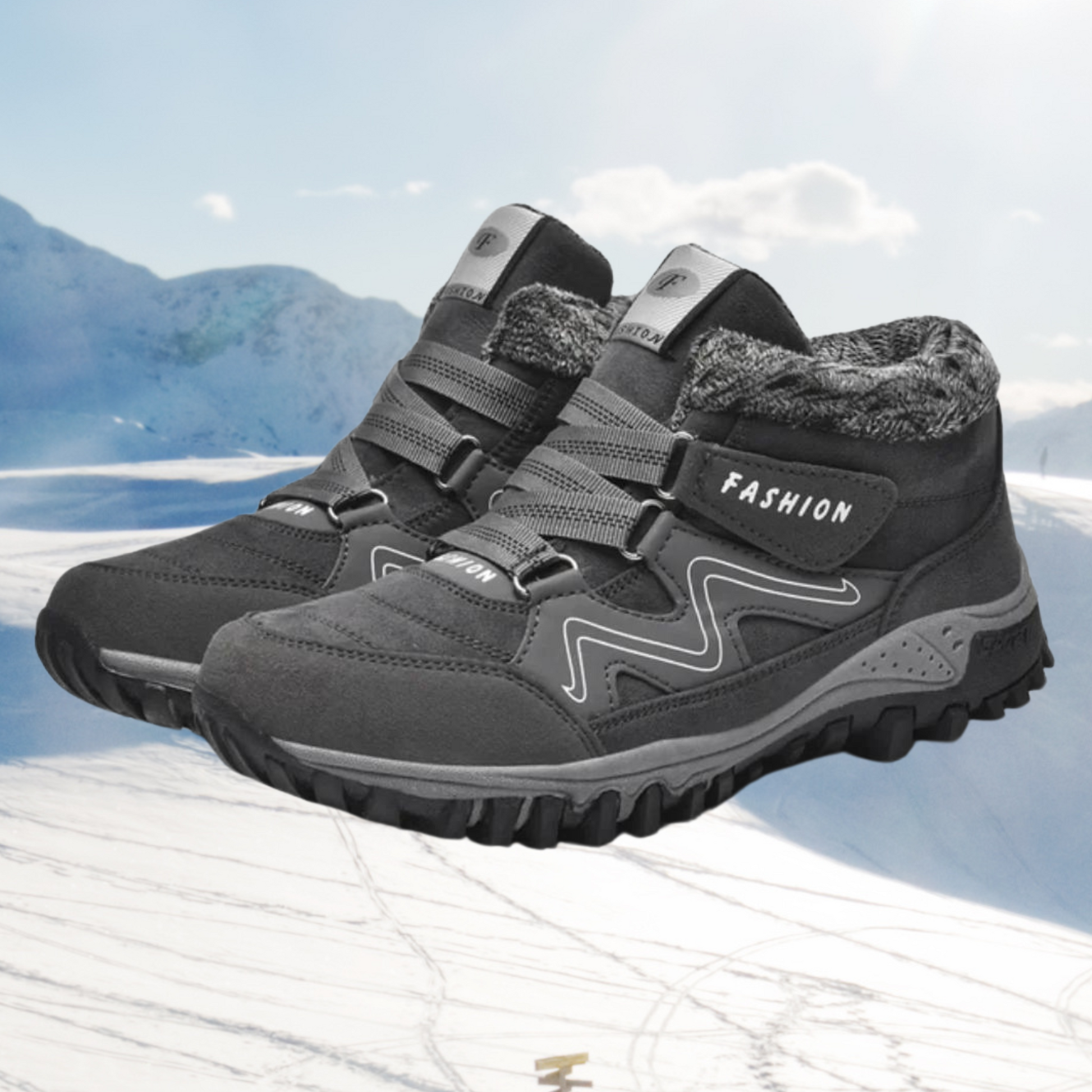 Variant image for Vinterstövlar Dam Fodrade Konstpäls med Gummisulor-22