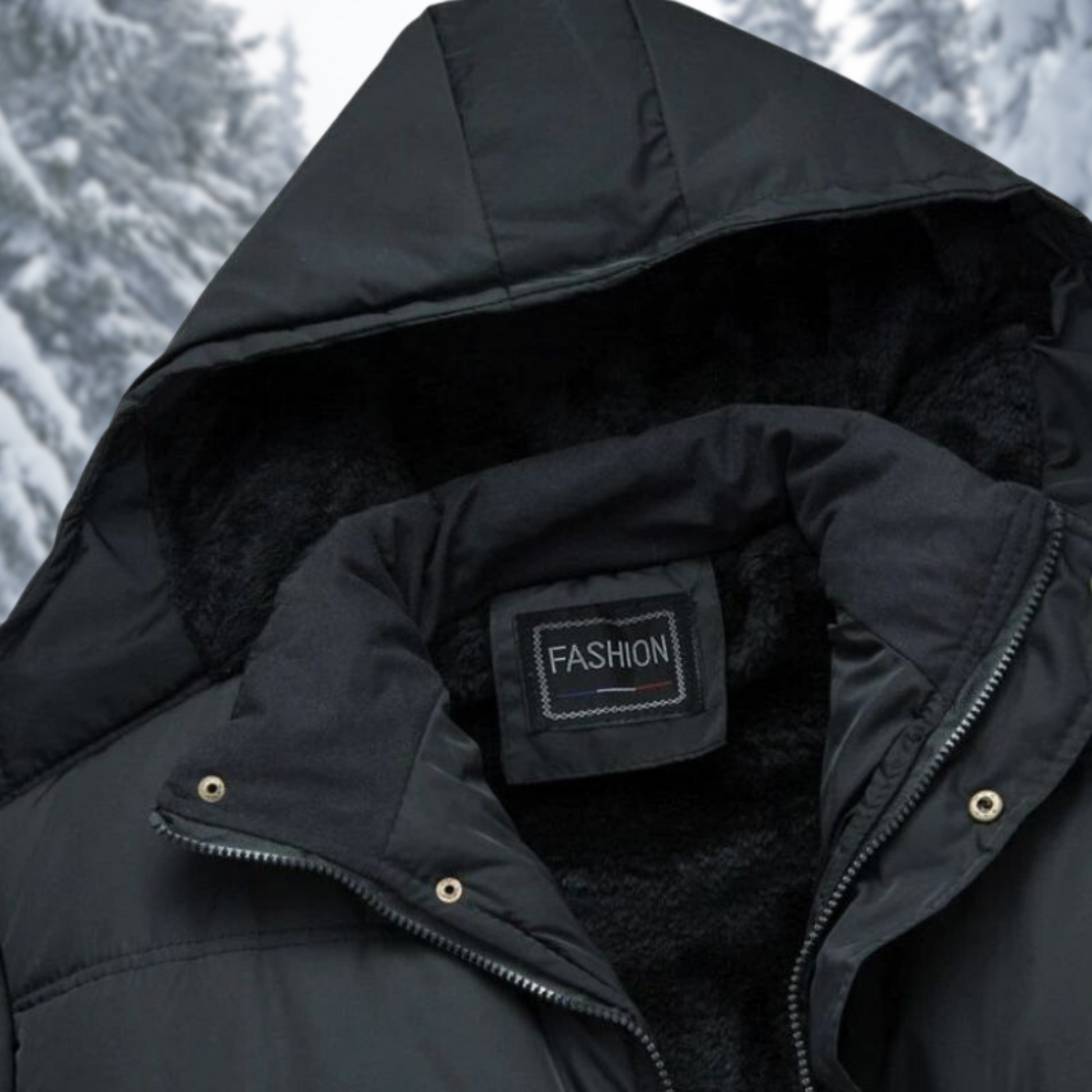 Herrjacka Vinter Modern Design Värmande Polyester 3