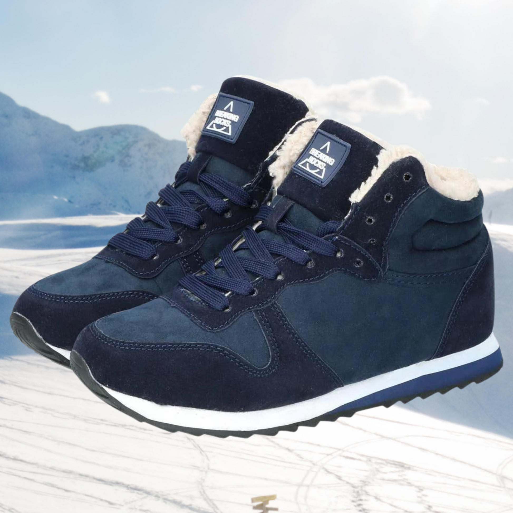 Herr Vinterskor Bekväm Design Gummi Anti-Slip Sula 2