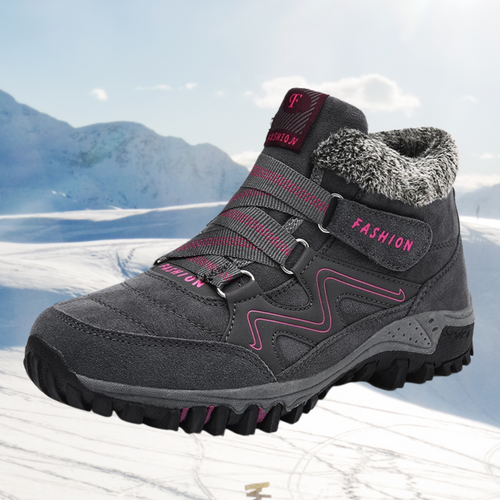 Vinterstövlar Dam Fodrade Konstpäls med Gummisulor-1
