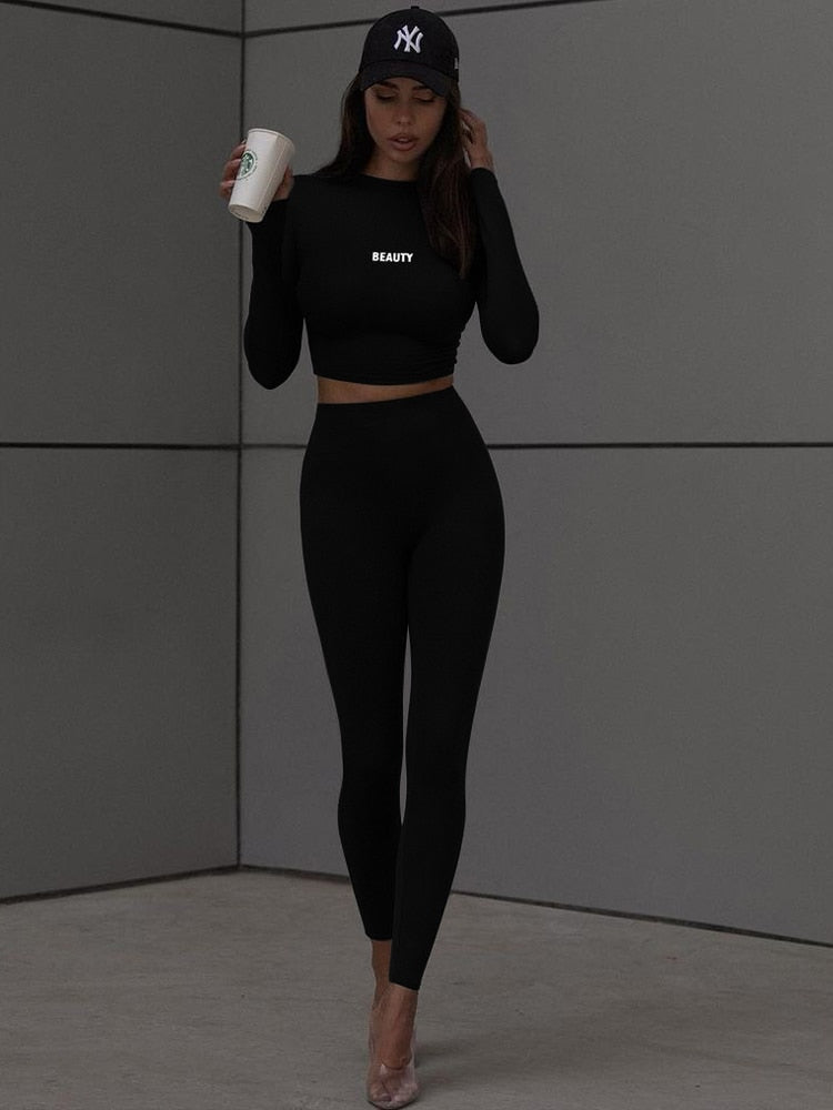 Variant image for Dam Sporttop Hög Midja Spandex Polyester-1