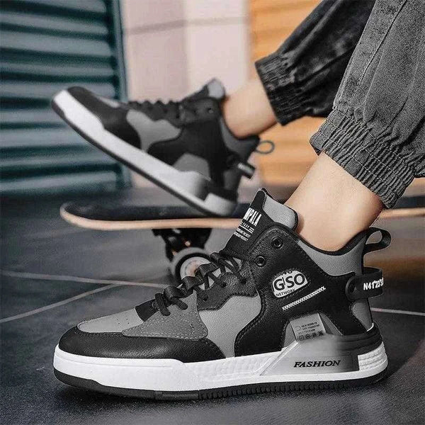 Dam Hög-top Sneakers Syntetisk med Kontrastdetaljer-5