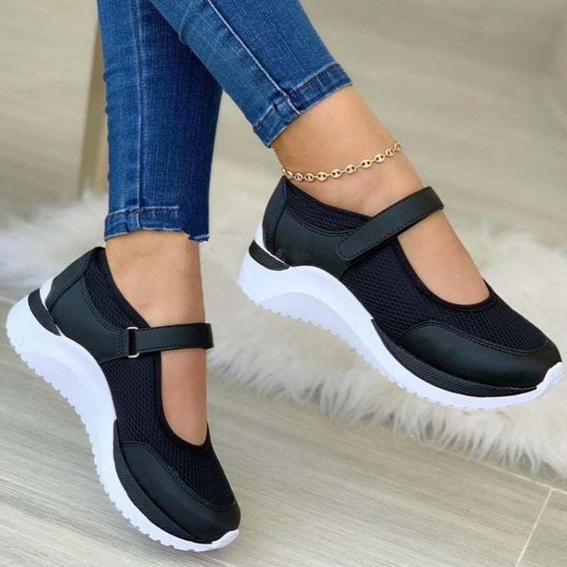 Variant image for Kvinnors Ortopediska Sneakers Ergonomisk Syntetmaterial-2