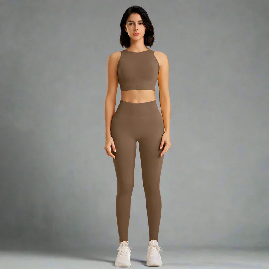Variant image for Dam Leggingsset Yoga Flexibel Andningsbart Material-19