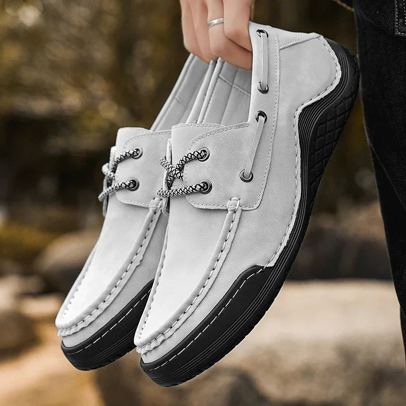 Variant image for Herr Mockasiner i Mocka med Lätt Slip-On Design-11