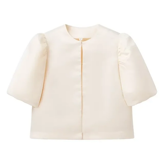 Dam Topp Festtoppar Bubbelhylsor Satin LĂ€tt 1