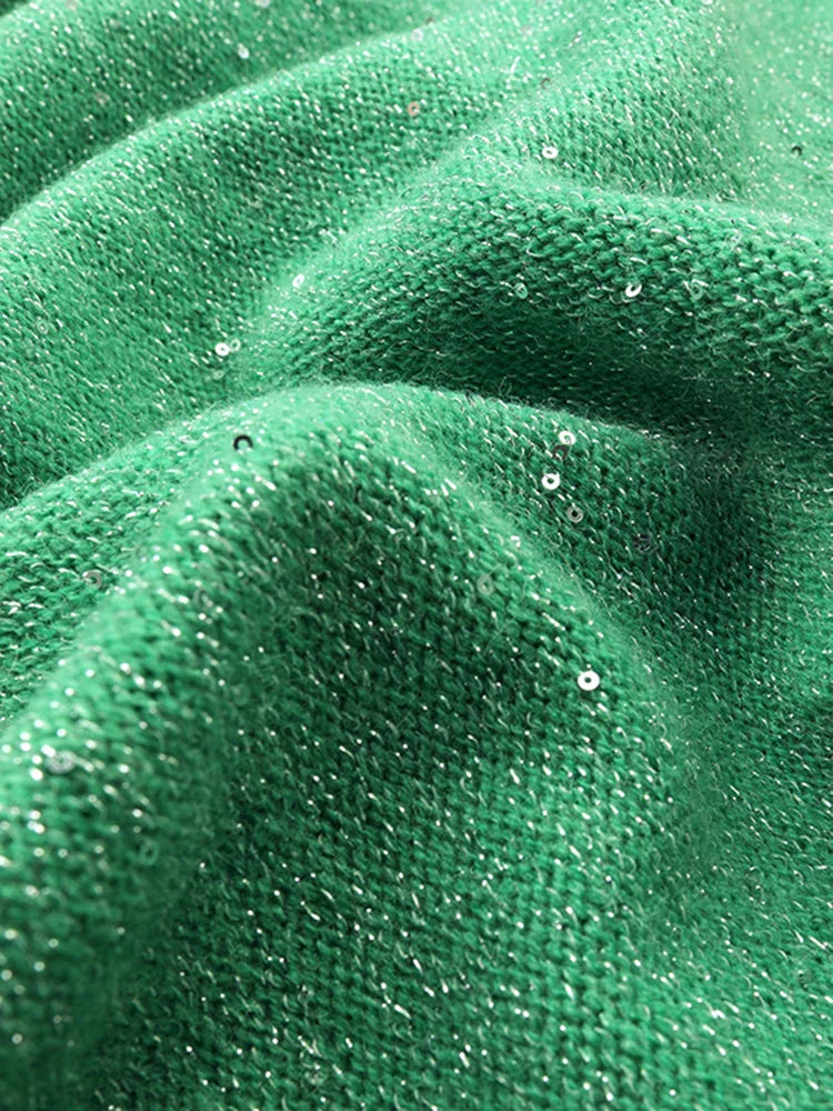 Dam Cardigan Puffärmar Viskos och Polyamid 5