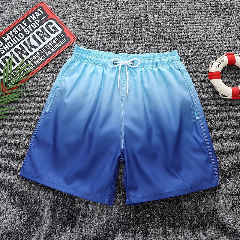 Herr Strandshorts Luftgenomsläppliga Modern Design-1