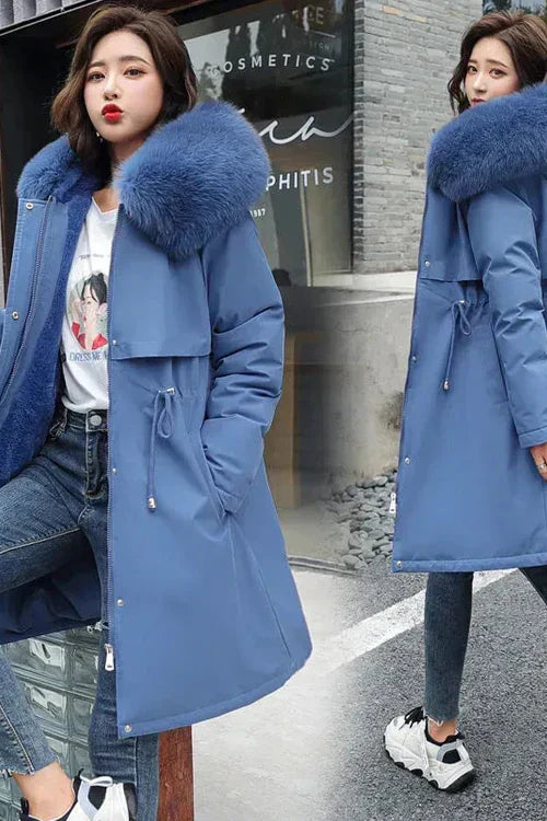 Variant image for Dam Fleecejacka Elegant Ullmix Skräddarsydd Design med Dubbla Fronter-8