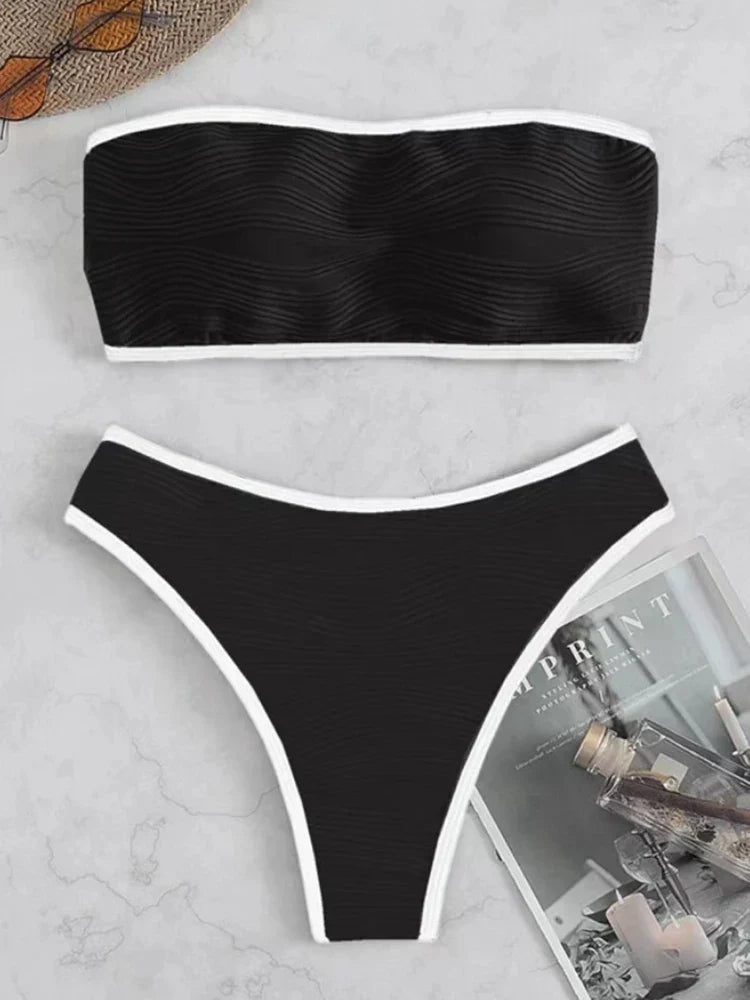 Variant image for Dam Bikini Set Hög Midja Polyester Elastan-3