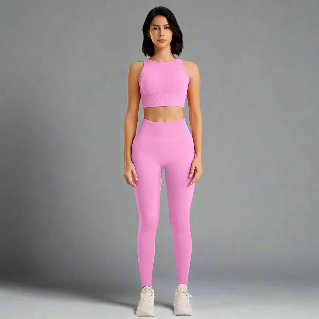 Variant image for Dam Leggingsset Yoga Flexibel Andningsbart Material-16
