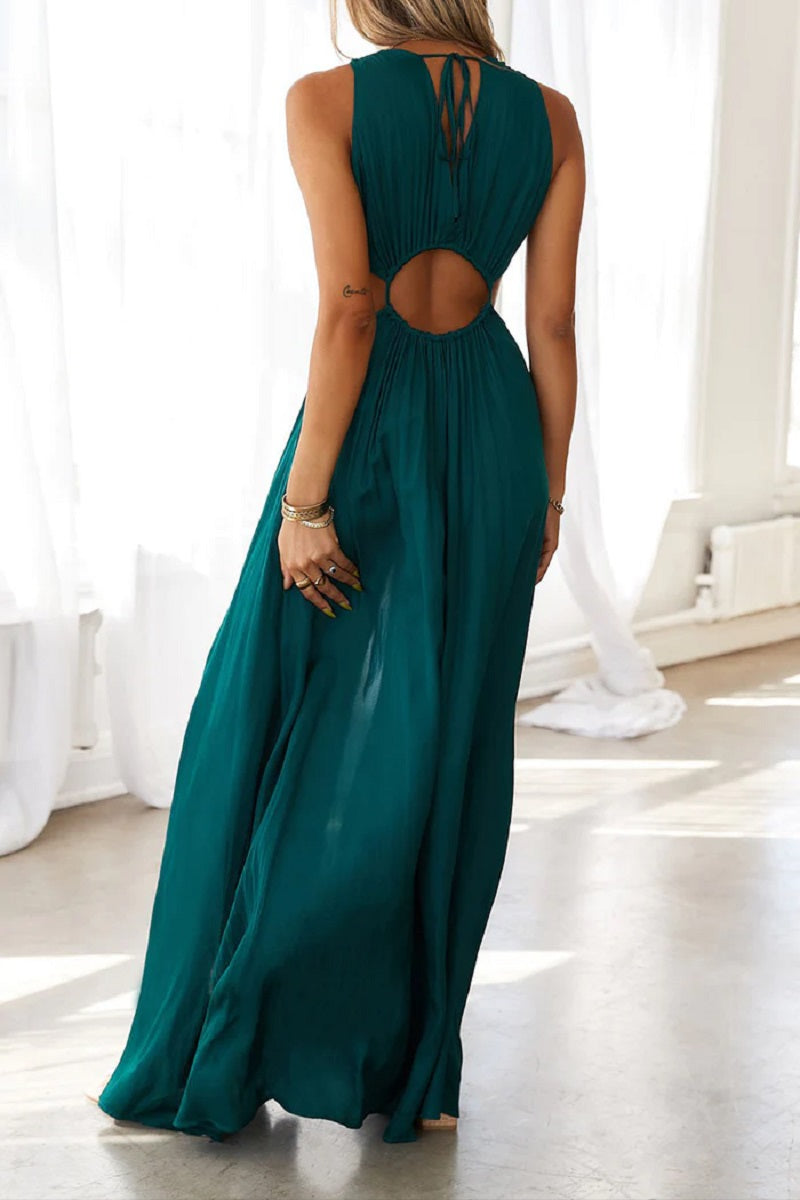 Damklänning Tidlös Design Fina Dam Klänningar Högkvalitativt Tyg 4