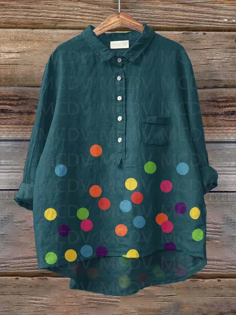 Variant image for Vit Dam Blus Elegant Lätt Polyester-7