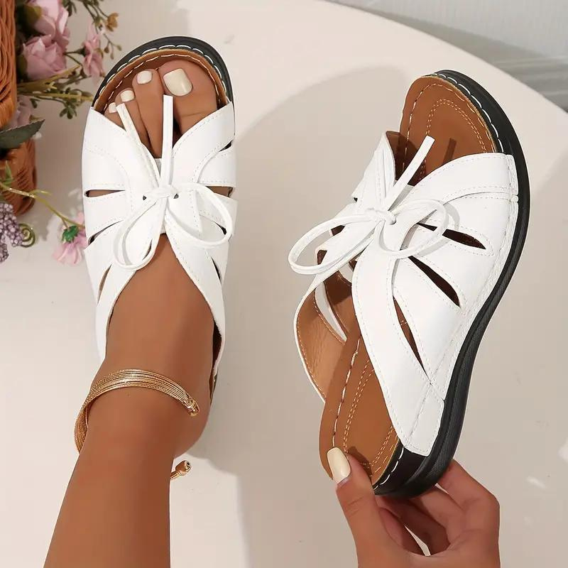 Dam Skor Slip-On Wedge Heel Syntetiskt Läder-2
