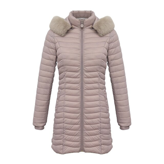 Variant image for Herrparka med Päls Huva Polyester Elegant Vinterjacka-16